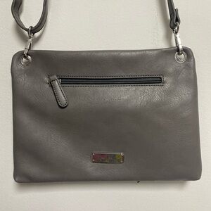 Nicole Miller New York Gray Crossbody Bag Adjustable Strap